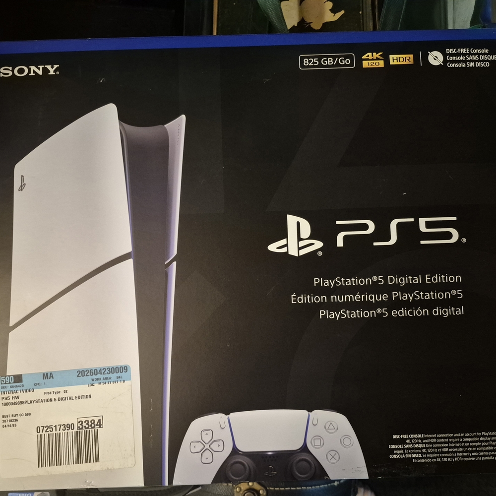 Sony PlayStation 5 Digital Edition Console - White